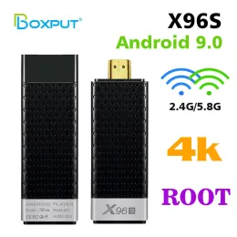 Box X96S Smart TV Stick Android 9.0 TV Box AmLogic S905Y2 DDR3 4GB 32GB RAIO X96 MINI PC 5G WIFI BT 4.2 TV DONGLE 4K Media Player Player 4K Player Player