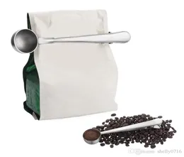 Paslanmaz çelik kahve ölçüm kaşık çanta mühür klipli gümüş çok işlevli jöle dondurma meyve kepçe kaşık mutfak Accessori1541101