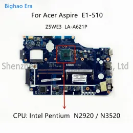 Scheda madre Z5WE3 LAA621P per Acer Aspire E1510 E15102500 Laptop Madono con N2920 N3520 CPU DDR3 NBY4711002 NBC3A11001 100% testato