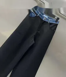 Frauenhose Capris Designer Designer Spleiß Casual Hosenstil koreanische Version Trend zeigt einen schlanken und verwestlichen Aussehen