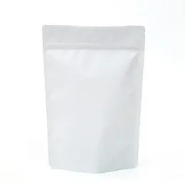 Vários tamanhos foste branco preto preto stand up bolsas de alumínio com folha de zíper sacos de plástico doypack bolsa de embalagem de chá 50pcs