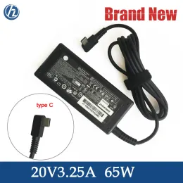 어댑터 65W 유형 USB C 어댑터 AC 충전기 HP 엘리트 X2 1012 G1 G2 TPNCA06 TPNCA10 TPNLA12 랩톱 전원 공급 장치