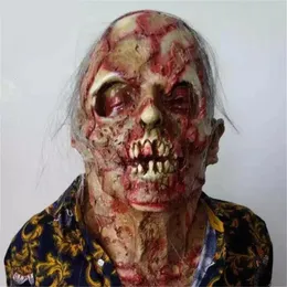 Halloween Maschera horror maschere zomks party cosplay sanguinante disgustoso volto marciume Scarico maschera mascara mascara terror maschere lattice 240328