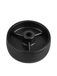 4 Pcs/Lot Casters 1.5 Inch Black Pp Single Wheel Light Plastic Smooth Piece Diameter 40mm Furniture