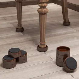 Okrągłe meble na patio kubki pucharowe krzesło nóg obrońcy podłogi stołowe stół okładki chwytak podłogi przeciwzupiecowej (zestaw 4)