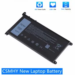 Baterie CSMHY Nowa bateria Laptopa 42Wh WDX0R dla Dell Inspiron 14 5368 5567 7560 5767 7472 7460 7368 7378 5565 Szerokość 3488 3580 WDXOR