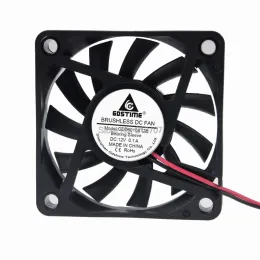 Kylning 10st GDSTIME DC 12V 2PIN 60mm 60x60x10mm Mini CPU Cooling Computer PC Case Cooler Fan