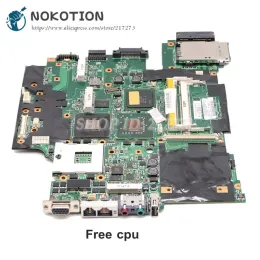 Motherboard Nokotion für Lenovo ThinkPad T61 T61P Laptop Motherboard 42W7653 44C3931 42W7877 15.4 965 Uhr DDR2 FX570M/NVS140M GPU mit CPU