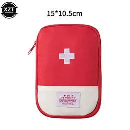 1PCS Mini Portable Medicine Bag First Aid Kit Medical Awaryjne Zestawy awaryjne Organizator na świeżym powietrzu medycyny domowe worka do przechowywania