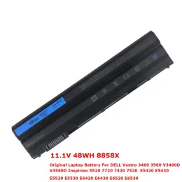 Batterier 8858X 11.1V 48Wh Laptop Batteries for Dell Latitude Inspirion 5520 VOSTRO E5420 E5520 E5530 E6420 E6430 E6530 N3X1D T54FJ M5Y0X