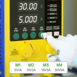 Fonte de alimentação regulada por DC programável mecânica 3005DA 160W 0-5A 0-30V Ajustável Exibição precisa de 4 dígitos para ferramenta de reparo de telefone