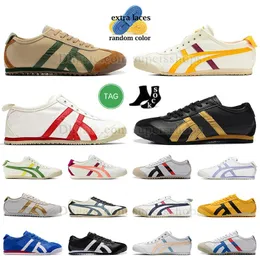 أحذية جامعية شهيرة Onitsukass Gel NYC Running Shoes Canvas ASI Tiger Mexico 66 Sports Beige Outdoor Shoe Lifestyle Blue Laiders Og Red Summer Midsole Trainers