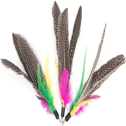 10 pccswing pheathers piume macchiato ghinea pollaio gioielli fai -da -te produrre plumas plumas decorative dream catcher accessori pennacchio