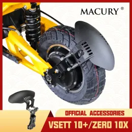 Universal uppgraderad justerbar fender för VSETT 10+ 11+ Zero 10x 11x Kaabo Mantis 10 tum elektrisk skoter lera hjulskydd