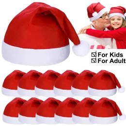 5pcs chapéu de natal+3d Papai Noel máscaras de barba para crianças adultas luxuoso espessado de Natal quente