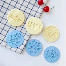 Lebensmittelqualität Acryl Happy Birthday Liebe Oh Babybrief geprägtes Schimmelpilzkuchen Cookie Cutter Stempel Fondant Cupcake Dekorationswerkzeuge