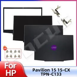 Fall Nytt för HP Pavilion 15CX Series TPNC133 LCD Back Top Cover Baklock Front Bezel gångjärn 15.6 tum bärbar dator