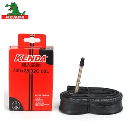 2pcs Kenda Bicycle Inner Tube 700x28/32C Valvola americana Valvola francese 700C Ciclaggio in bicicletta Bike Butyl Bike Piene in gomma