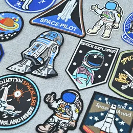 Yeni İşlemeli Astronot Hava Kuvvetleri Uzay Servis Yaması DIY Sticker Ajansı Ajansı Rozet Giysiler İçin Nakış Yamaları