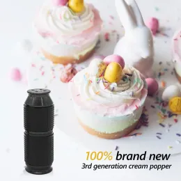Taşınabilir çırpılmış krem ​​kraker dispenser krem ​​kırbaç mini kauçuk kavrama güvenli gaz mutfak krem ​​tatlı aracı yeni