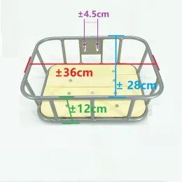 City Bike Retro Bicycle Motorcycle Basket Aluminum Alloy Front Cargo Basket Decorate Panniers Bicycle Practical Accessories