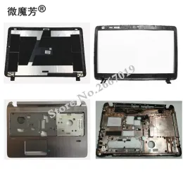 CASOS NOVA Tampa superior LCD de laptop para HP 450 G2 455 G2 Moldura frontal LCD/Palmrest Tampa superior/inferior da caixa 791689001 AP15A000410