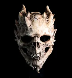 Halloween Death Skull Mask Dämon Schädel Horror Halloween Mask Cosplay Party Requisite Dance -Prom Schutz 240328