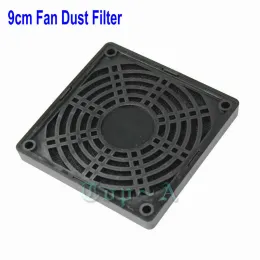 Cooling 10 Pcs 9cm Dustproof Dust Filter For DC Fan 92x92mm Black 90mm