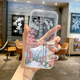 Realme C35 C25Y C21Y CASE SUNRISE SCERERY PHONE CASE لـ OPPO Realme8 C31 C11 8 8S 9 Pro Plus 8i C25Y C21 C20A Cover Cover Pumper