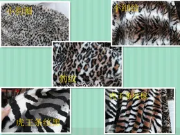 Leopard Tiger stripes plush faux fur fabric,1-2cm pile felt,Photograph Background cloth,Car decorative mats,150cm*50cm/pcs