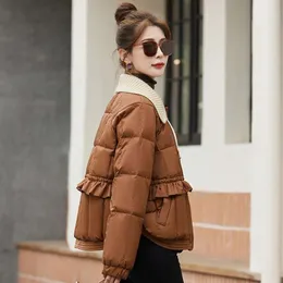 Xiaoxiangfeng в 2023 году, новый короткий стиль зимней моды, маленький рост, тонкий темперамент, пухлый куртка для женщин