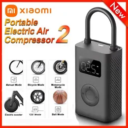 Porodowa pompa powietrza Xiaomi Mini Electric Electric Air Compressor Treasure Type-C Multitool Inflator dla samochodów samochodowych