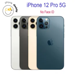 Echtes Apple iPhone 12 Pro Handy 128 GB ROM 6,1 "Original OLED RAM 6 GB A14 Bionic iOS No Face ID NFC Unlocked 5G Mobilephone