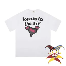 T-shirt maschile amore è nella maglietta del pianeta rotto aria uomini da donna Top Top Thirt J240409