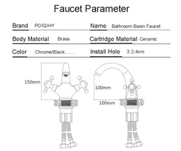 Poiqihy Antique Faucet Tab Want Смеситель для ванной комнаты в ванной