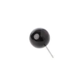 100Pcs Glass Eyes 4 To 14mm Needle Felting Kit Black Beans Puppet Doll Craft