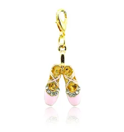 Fashion Floating Charms Gold Plated 4 Color Enamel Shoes Lobster Clasp Alloy Charms DIY Pendants Jewelry Accessories7535628