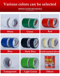 5m~10m Super Strong Fiber Tarpaulin Repair Tape Waterproof Stop Leak Seal Repair Performance Self Fiberfix Adhesive Fix Tapes