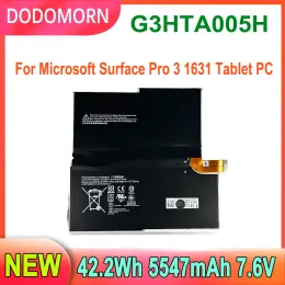Baterie Wysoka jakość baterii Laptopa G3HTA005H dla Microsoft Surface Pro 3 1631 G3HTA009H 5547MAH Darmowa dostawa