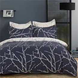 Lince da letto nordico Black Marble Reactive Stampa del piumone Coperchio 240x220 Set per casa da letto per letti per la casa