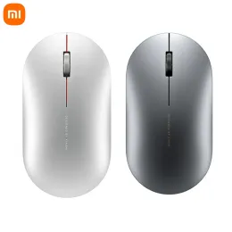 MICE Original Xiaomi Mode Maus tragbare Wireless Game Mouse 1000DPI 2.4GHz Bluetooth Compatible Link Optical Maus Metal Maus