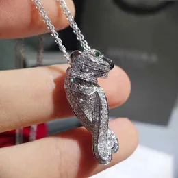 مصمم Craitrres Nacklace Simple Full Diamond Necklace S925 STERLING SILVEN