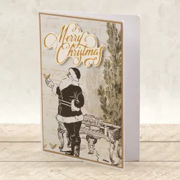 Schöne Worte der Weihnachtsgrüße Frohe Weihnachten Frohes neues Jahr heiße Folienschilder für Scrapbooking DIY Ablum Papierkarten