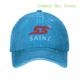 Carlos Sainz Jr Signature Graphic Dark Baseball Cap Ball Rave Mulher Luxury Mulher Hats 240410