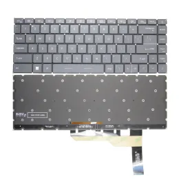 لوحات المفاتيح 100 ٪ جديدة لوحة المفاتيح الأمريكية الجديدة لـ MSI GS66 GE66 GP66 MS1541 14C1 14C2 MS16V1 V2 V3 WS66 لوحة مفاتيح كمبيوتر محمول إنجليزية