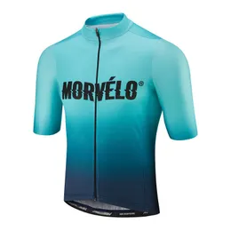 NEU MORVELO Summer Cycling Jersey -Shirts MAILLOT CICLISMO für Männer Kurzarm schnell trocken MTB Bike Kleidungsstücke tragen 2019 2019