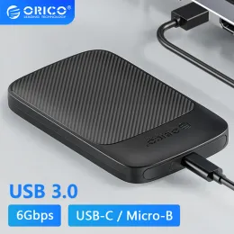 Obudowa ORICO 2,5 "cal SATA SSD EKSD EKSD USB 3.0 Dysk HDD Obudowa C 5 Gb / s 6 Gb / s USB3.0 Pokroga do przechowywania dysku twardego.