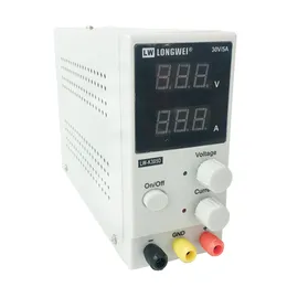 Schalten der DC-Netzteilspannungsregulatoren LW-K305D 0-30 V 0-5A Labor 110V-220V Digitale Anzeige einstellbares Netzteil