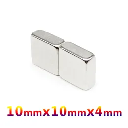 5/10/20/50/100/150 st 10x10x4 fyrkantiga starka magnetiska magneter 10x10x4mm block sällsynta jordar Neodymmagnet n35 10*10*4