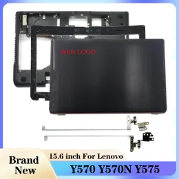 Przypadki dla Lenovo IdeaPad Y570 Y570N Y575 Laptops Case Case Laptop Case LCD Tylna pokrywa/przednia ramka/zawiasy/dolna skrzynia